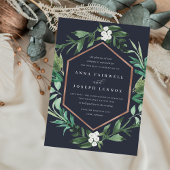 Kasperframe | Waterverf Botanische Trouwdag Kaart