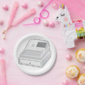 Kasregister Papieren Bordje (Feest)