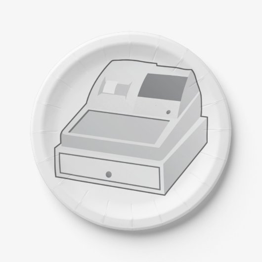 Kasregister Papieren Bordje (Voorkant)