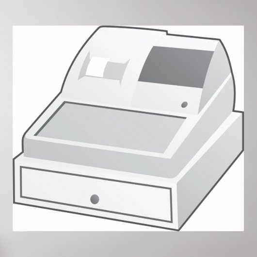 Kasregister Poster (Voorkant)