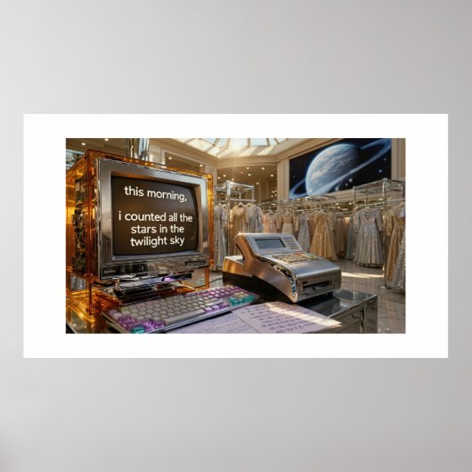 Kassa Gedicht Van De Maand Poster (Voorkant)