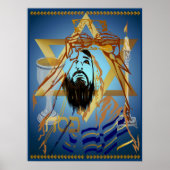 Kassa over Collage Blue Print (Voorkant)