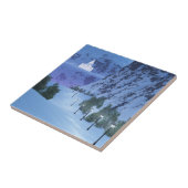 Kassa van de lichte decoratieve tegel / trivet tegeltje (Zijkant)