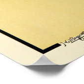 KASSAMA Corn Flour Art Poster van de Belgische bea (Hoek)