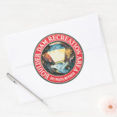 kasseidam ronde sticker (Envelop)
