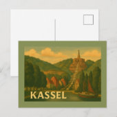 Kassel Duitsland Stad Kunst Briefkaart (Voorkant / Achterkant)