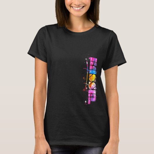 Kassel Lettering Waterverf Kassel T-shirt (Voorkant)