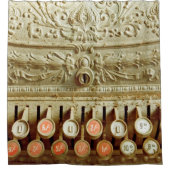  kassenregister, dat onder stof en cobweb valt douchegordijn (Voorkant)