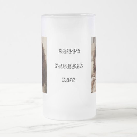 Kassettengaasje voor vaders dag matglas bierpul (Center)