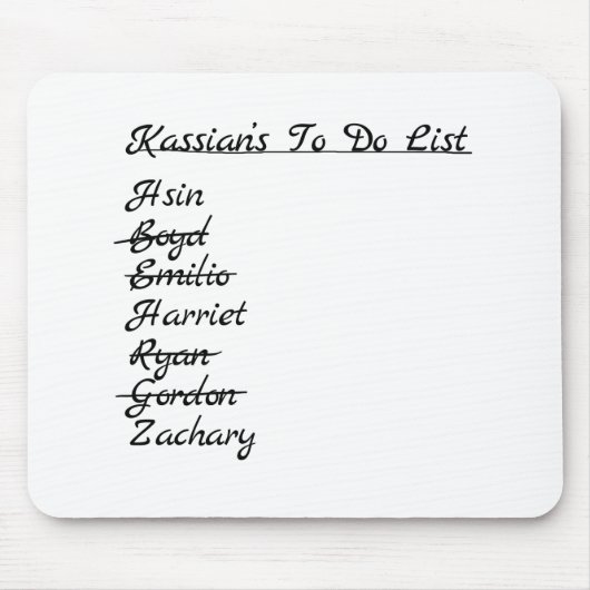 Kassian mousepad muismat (Voorkant)