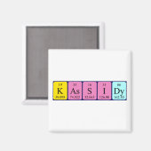 Kassidy periodiek table name magnet (Voorkant / Achterkant)