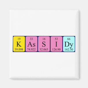 Kassidy periodieke naam magneet