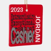 Kassier Buitengewoon DOUANE Keramisch Ornament (Rechts)