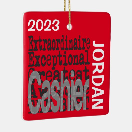 Kassier Buitengewoon DOUANE Keramisch Ornament (Rechts)