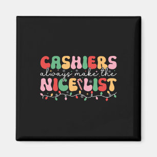 Kassiers maken altijd de leuke lijst Groovy kassie Magneet