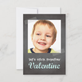 Kassroom valentijn ruilbord fotoblauw kaart