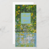 KASSTROOMSTROMEN EN BABY-BLAUWE GATE BEDANKKAART (Voorkant / Achterkant)