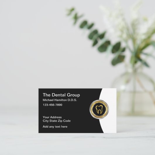 Kassy Appointment Dentist Visitekaartjes (Staand voorkant)