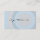 Kassy blauwe cirkels visitekaartje (Voorkant)