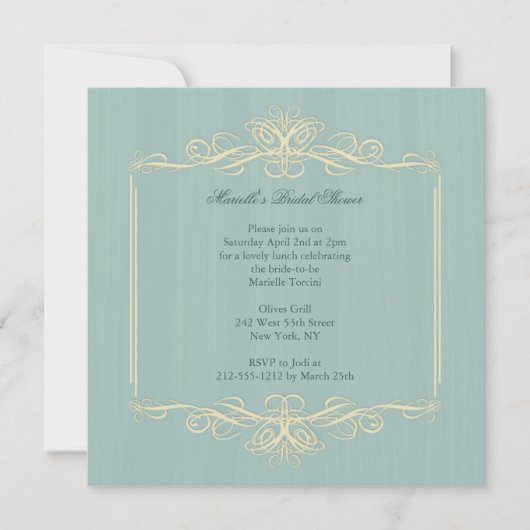 Kassy Bride-to-be Bridal Shower Invitation Kaart (Voorkant)