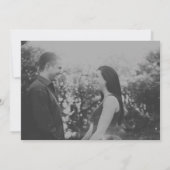 Kassy Chalkboard Foto bewaart de datum van introdu Save The Date (Achterkant)