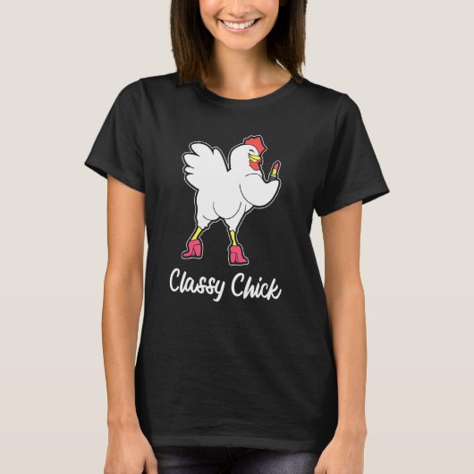 Kassy Chick Love Kippen for Farmers and Farming T-shirt (Voorkant)