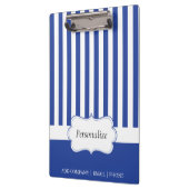 Kassy Electric Blue Stripes | DIY-tekst Klembord (Links)