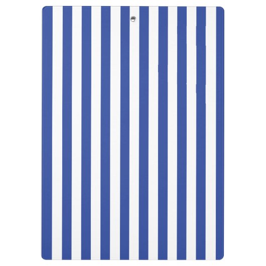 Kassy Electric Blue Stripes | DIY-tekst Klembord (Achterkant)
