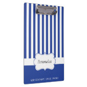 Kassy Electric Blue Stripes | DIY-tekst Klembord (Rechts)