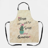 Kassy en een beetje sassy Schort (Voorkant)