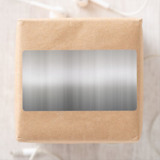 Kassy geborsteld aluminium etiket (Insitu)