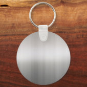 Kassy geborsteld aluminium sleutelhanger (Voorkant)