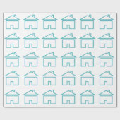 Kassy House Warming Gift Wrapping Paper Cadeaupapier (Vlak)