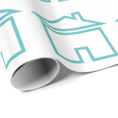 Kassy House Warming Gift Wrapping Paper Cadeaupapier (Rol Hoek)