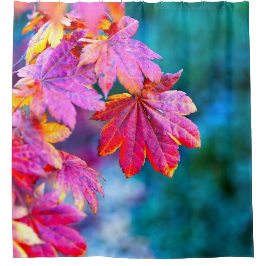 Kassy Japanse mazelbladeren Douchegordijn (Voorkant)