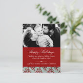 Kassy kerstfeestdagen - Fotokaart Kaart (Staand voorkant)