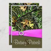 Kassy lichtroze jachtcampagne voor bruiloft kaart (Voorkant / Achterkant)