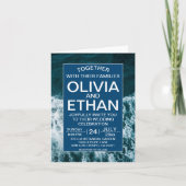 Kassy marineblauw kuststrand Weddenschap (Voorkant)