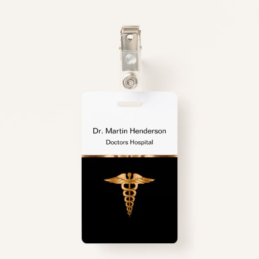 Kassy Medical Hospital Kantoor ID Badge (Achterkant met clip)