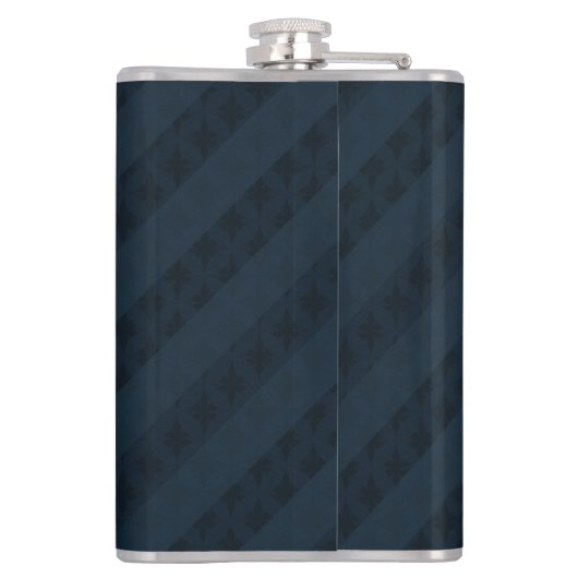 Kassy Navy Blue - Aangepaste kolf Heupfles (Achterkant)