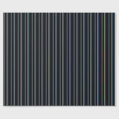 Kassy Navy en Gold Multicolor Stripes Cadeaupapier (Vlak)