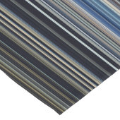 Kassy Navy en Gold Multicolor Stripes Korte Tafelloper (Hoek)