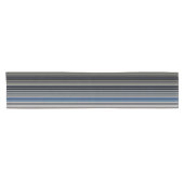 Kassy Navy en Gold Multicolor Stripes Korte Tafelloper (Horizontaal)