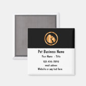 Kassy Pet Service Trendy Business Magnets Magneet (Voorkant / Achterkant)