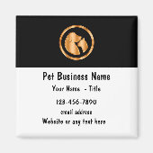 Kassy Pet Service Trendy Business Magnets Magneet (Voorkant)