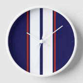 Kassy Red, White en Blue Racing Stripes (Voorkant)