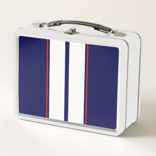 Kassy Red, White en Blue Racing Stripes (Voorkant)