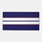 Kassy Red, White en Blue Racing Stripes Bureaumat (Voorkant)