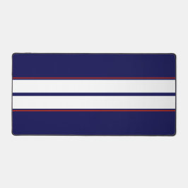 Kassy Red, White en Blue Racing Stripes Bureaumat