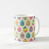 Kassy Retro Paaseieren - Vroege Paasdag Koffiemok (Voorkant rechts)